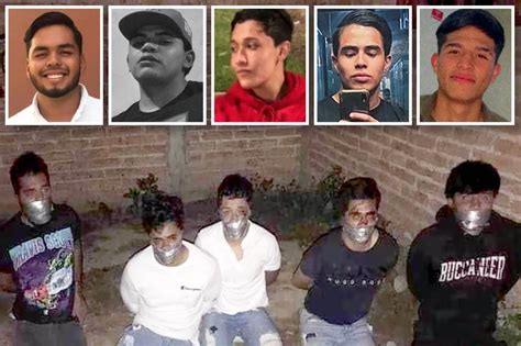 5 young men murdered by cartel|Mexican investigators find decapitated, burned  .